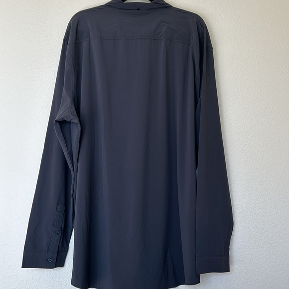 Stylus Black Dress Shirt Size 2XLT New Business Casual or Formal  Button Down - Picture 3 of 6